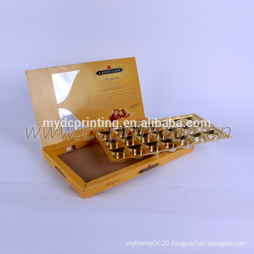 Foldable Handmade drawer chocolate paper box with sleeve